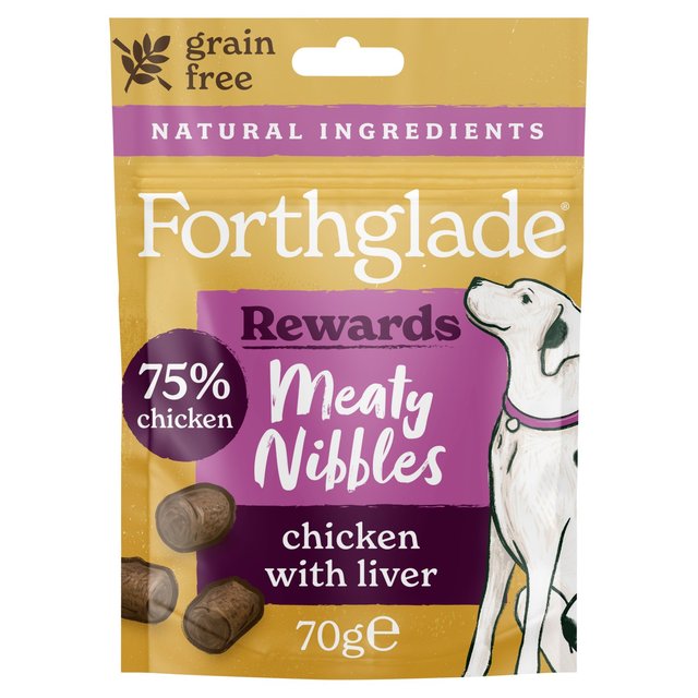 Forthglade Meaty Nibbles - Chicken with Liver 70g