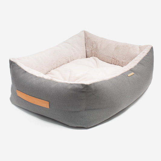 L&L Twillbox Bed M Slate